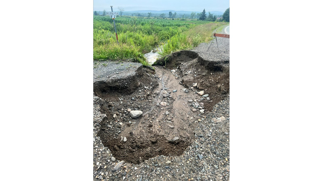 La pluie et le vent causent des dommages à Saint-François