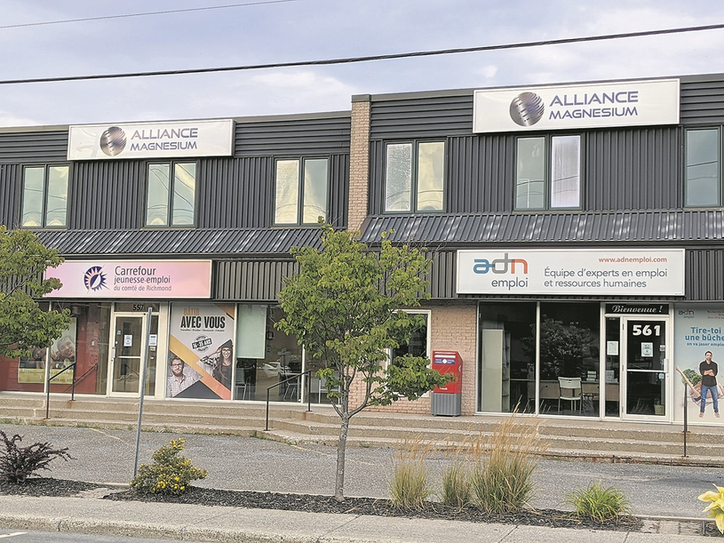 Un bureau satellite pour Alliance Magnésium à Asbestos