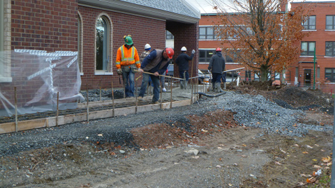 Reconstruction de l'Église