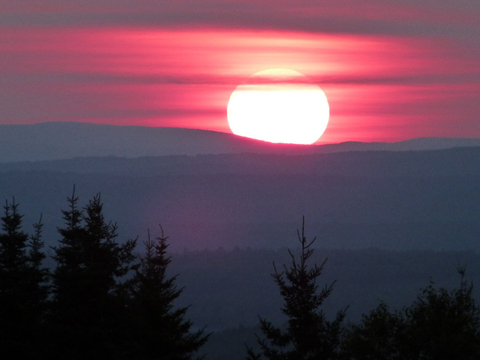 Coucher de soleil 