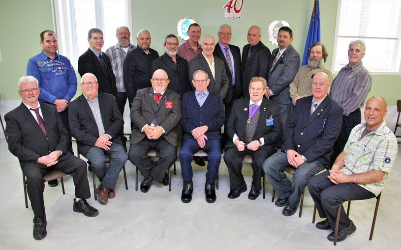 Fête des jubilaires chez les Chevaliers de St-Georges-de-Windsor