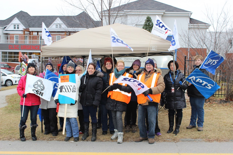 Manifestations à l’adresse du gouvernement et du ministre Barrette