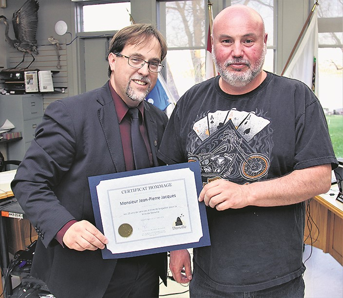 Reconnaissance de la ville de Danville envers le brigadier scolaire