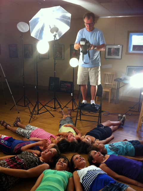 Activité photo en studio pour le SAE de Windsor