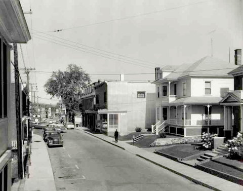 1e avenue est à St-Georges en 1957
