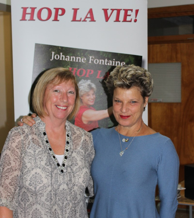 La comédienne Johanne Fontaine de passage à Windsor  