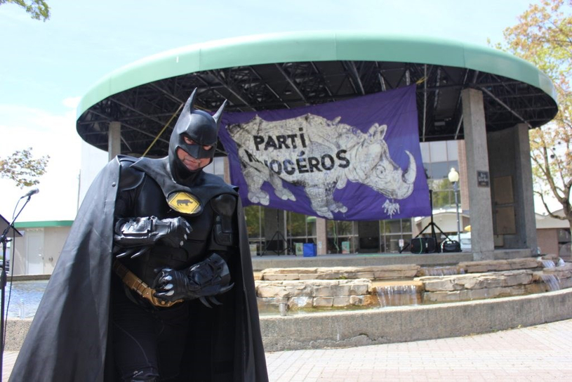 Un superhéros s’invite à la campagne électorale dans Richmond-Arthabaska