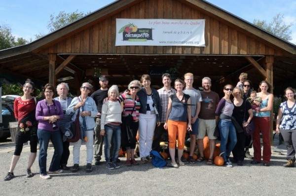 Françoise David rencontre des agriculteurs du Val-Saint-François