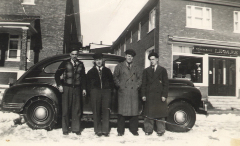 Taxi de St-Georges dans les années 50