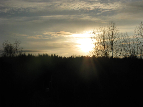 coucher de soleil chemin des raccourcis beauceville