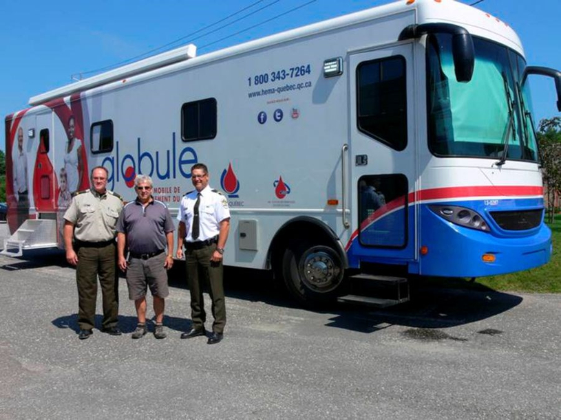 L’unité mobile d’Héma-Québec est de passage dans la MRC du Val-Saint-François