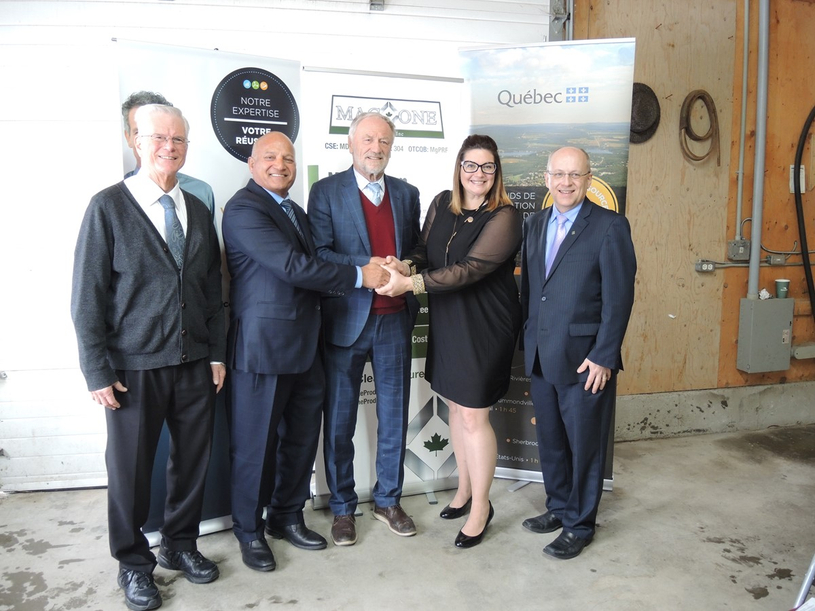 Mag One Operations s’installe dans le parc industriel d’Asbestos