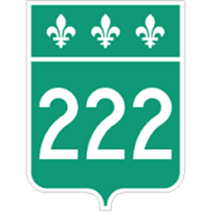Asphaltage sur la 222 à St-Denis-de-Brompton