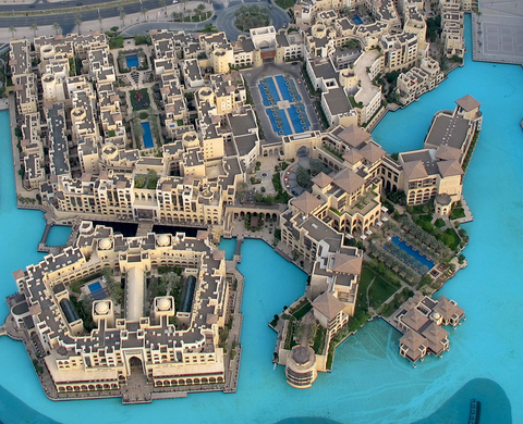 Vue sur Dubaï