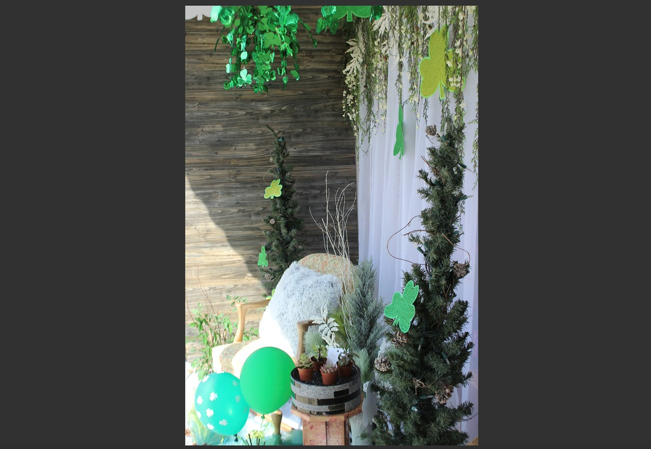 La fleuriste Jessica Gagné était prête pour la St-Patrick et Pâques