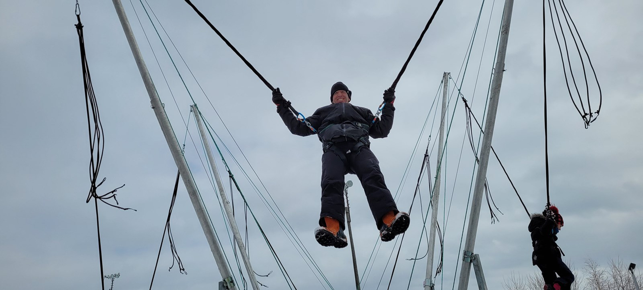 Les installations d’Euro bungee, très populaire l’an dernier, sont de retour.