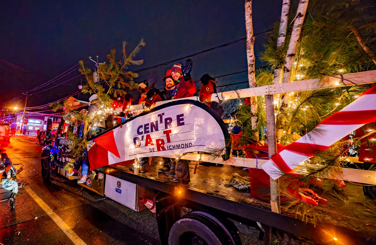 Pas moins de 5000 personnes ont salué le père Noël à Richmond