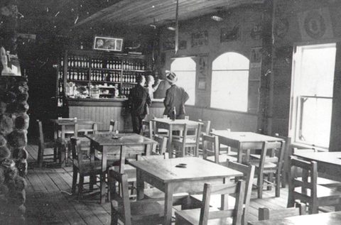 Intérieur du Grand Hotel en 1940