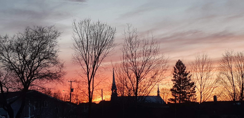 Couché de soleil 