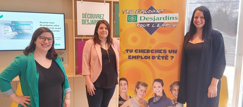 Lancement du Trio étudiant Desjardins pour l’emploi dans le Val-Saint-François