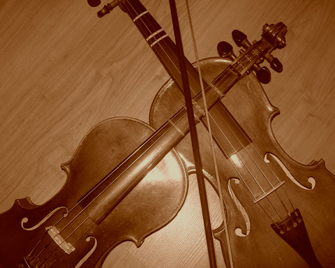1 archet pour 2 violons