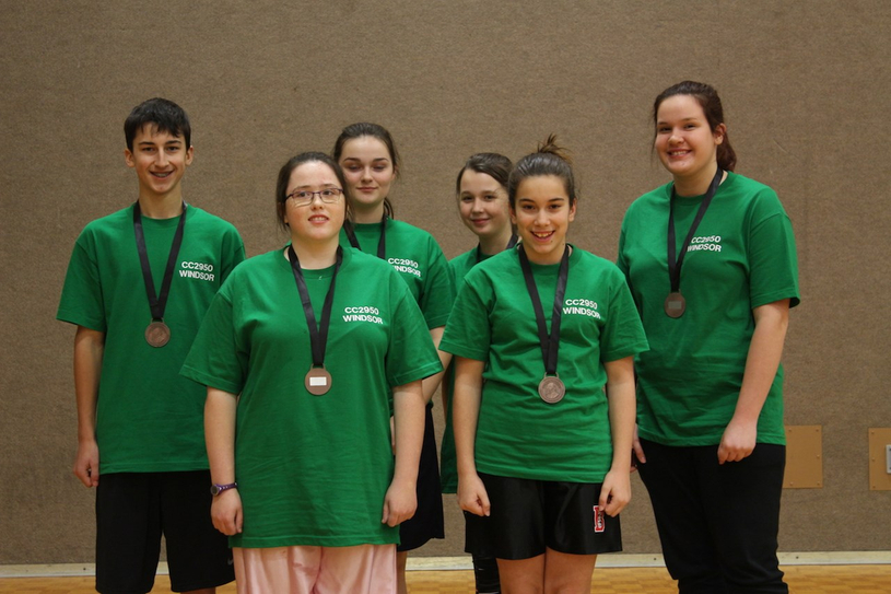 Les cadets de Windsor reçoivent le bronze en kinball