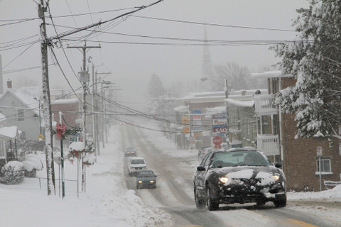 L'hiver commence en retard!