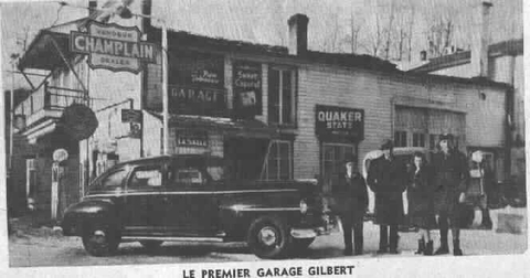 Garage Gilbert en 1953