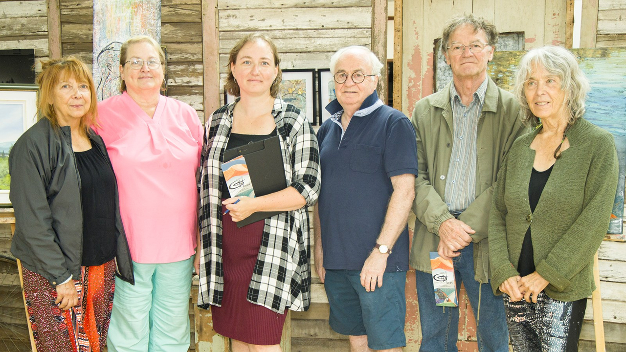 Patricia Huber, Carole Lemay, Rebecca Lemay Dostie, Rénald Gauthier, Jean-Pierre Chapleau et Louise-Andrée Roberge.