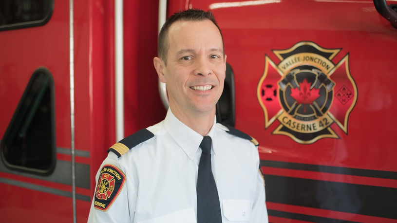 Denis Lessard quitte les pompiers de Vallée-Jonction après 20 ans