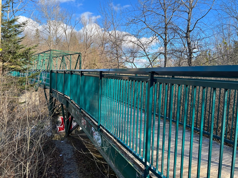 Réouverture du pont Chamberland