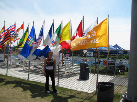 Championnats Canadiens d'athlétisme junior.