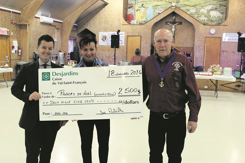 2 500 dollars pour les paniers de Noël à Windsor