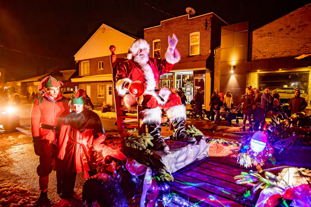 Pas moins de 5000 personnes ont salué le père Noël à Richmond