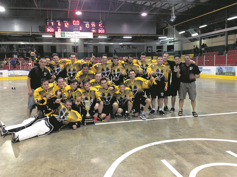 Les Aigles juniors de Windsor champions