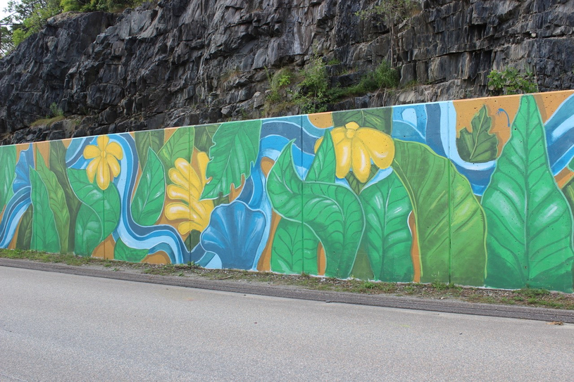 La murale de la 2e avenue garde ses couleurs