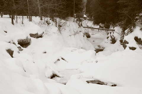 Rivière des fermes en hiver