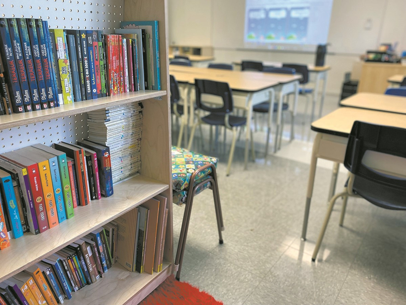 Six classes modulaires à l’école du Jardin-des-Lacs de Saint-Denis