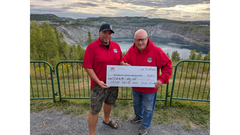 L’initiative « Gagne ton ciel » remet plus de 21 500 $ à l’Association de la sclérose en plaques de l’Estrie