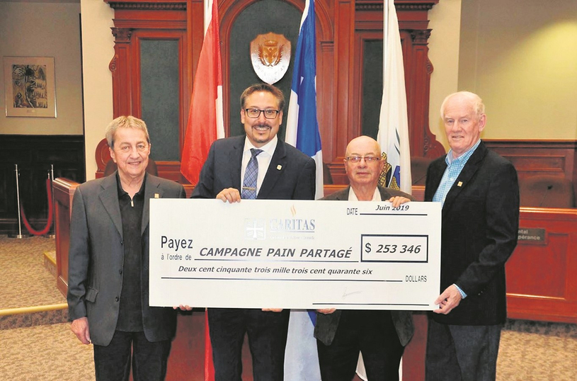 Réussite de la 57e Campagne du pain partagé de Caritas Estrie