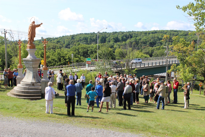 Inauguration officielle de la statue du Sacré-Cœur