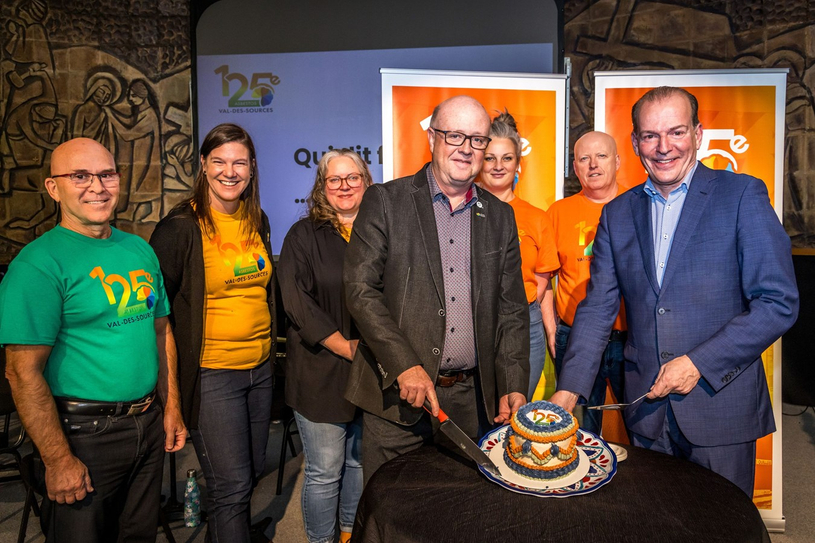 Val-des-Sources lance les festivités de son 125e anniversaire