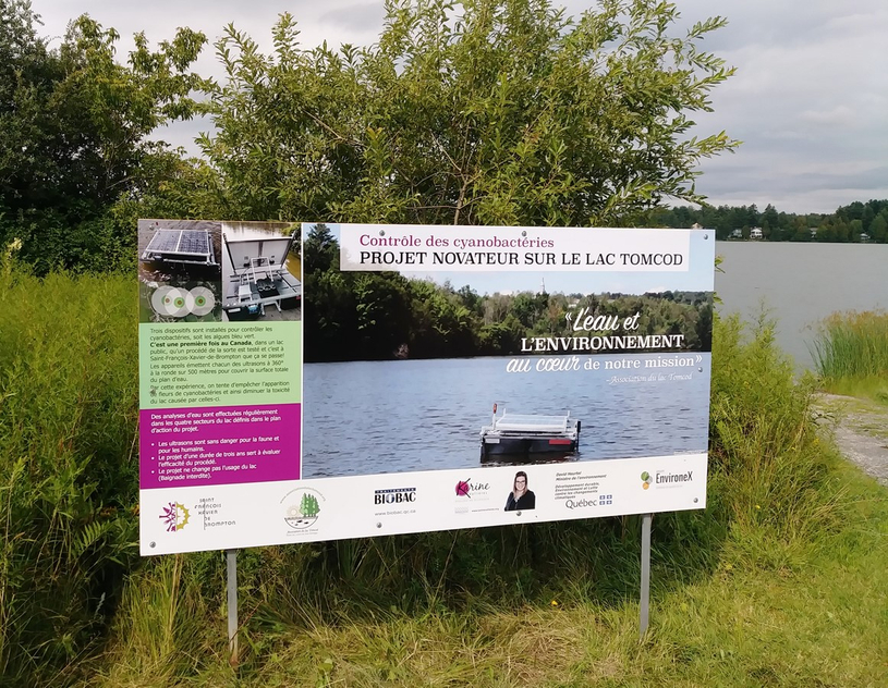 Projet pilote sur le lac Tomcod