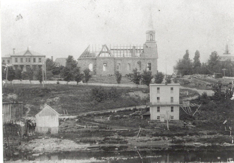 Démolition de l'église l'Assomption en 1898