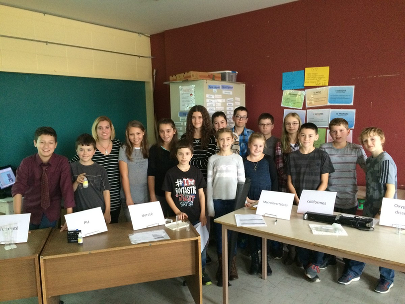 Des apprentis scientifiques en apprennent beaucoup sur leur rivière