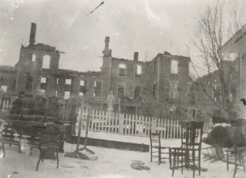 Incendie du Collège en 1923