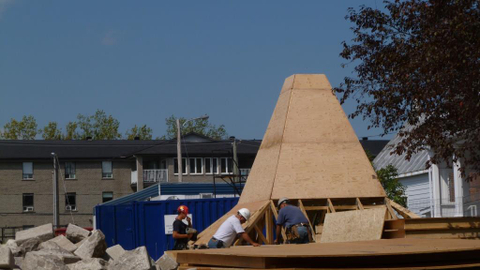 Reconstruction de l'église