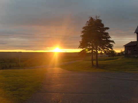 Coucher de soleil 