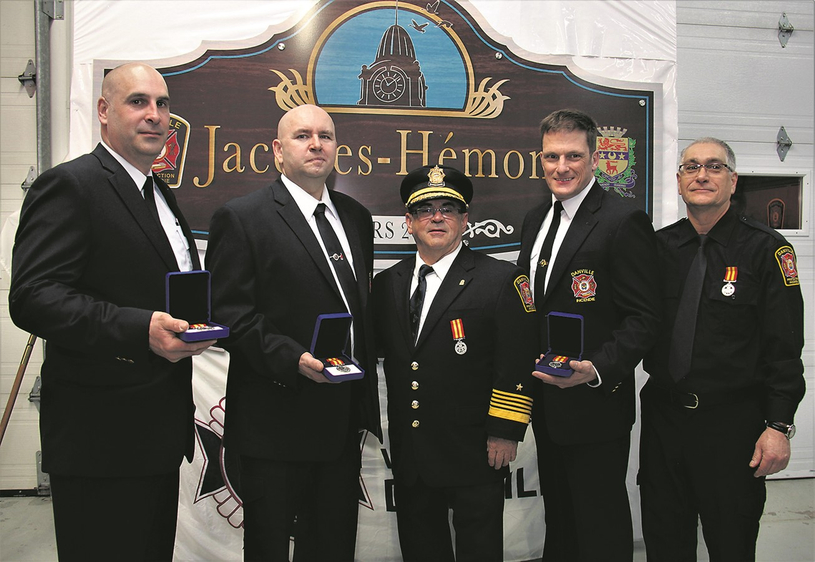 Remerciements pour les pompiers de Danville
