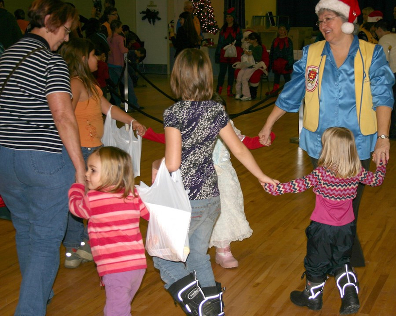 Le Père Noël à la grande fête des Optimistes  à Windsor